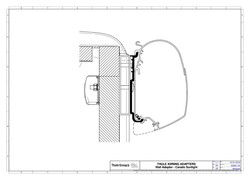 Thule Markisenadapter für Thule Omnistor 5200/5003 geeignet für Carado und Sunlight