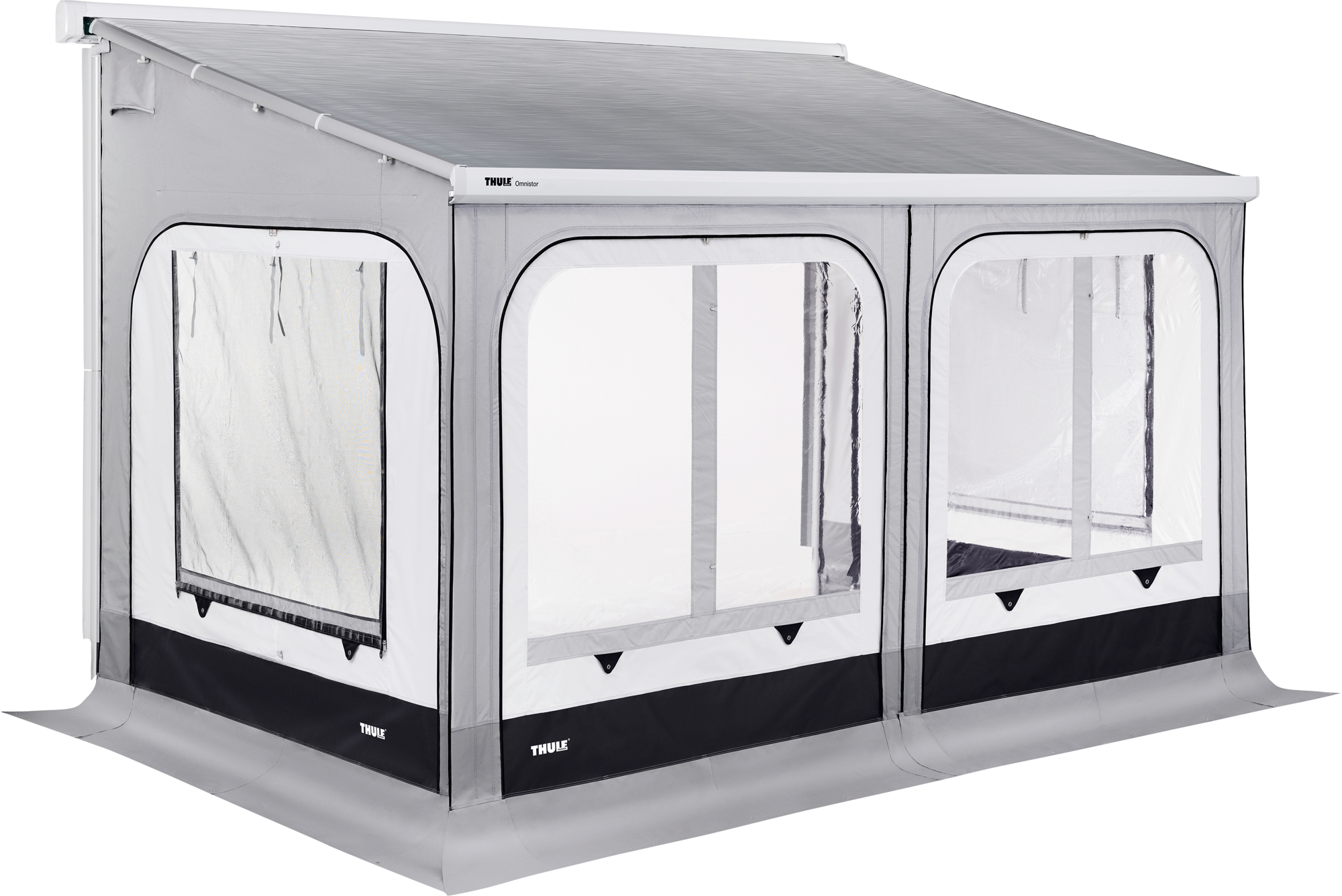 Thule Panorama Markisenzelt für Ducato / Jumper / Boxer / Movano > 2022 H2 Lift roof mit Markise Omnistor 5200 Markisenlänge