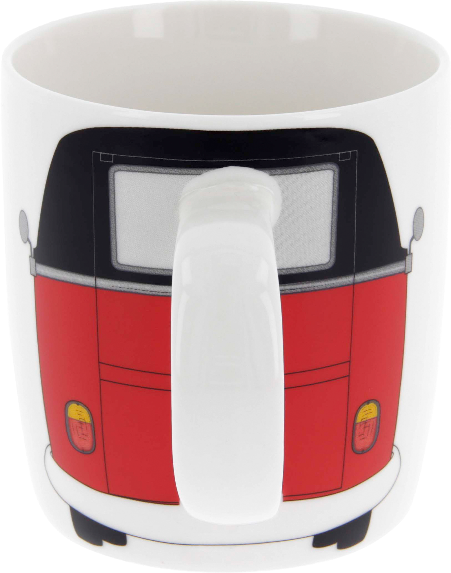 VW Collection T1 Bulli Kaffeetasse 370 ml Rot schwarz - Becher & Tassen