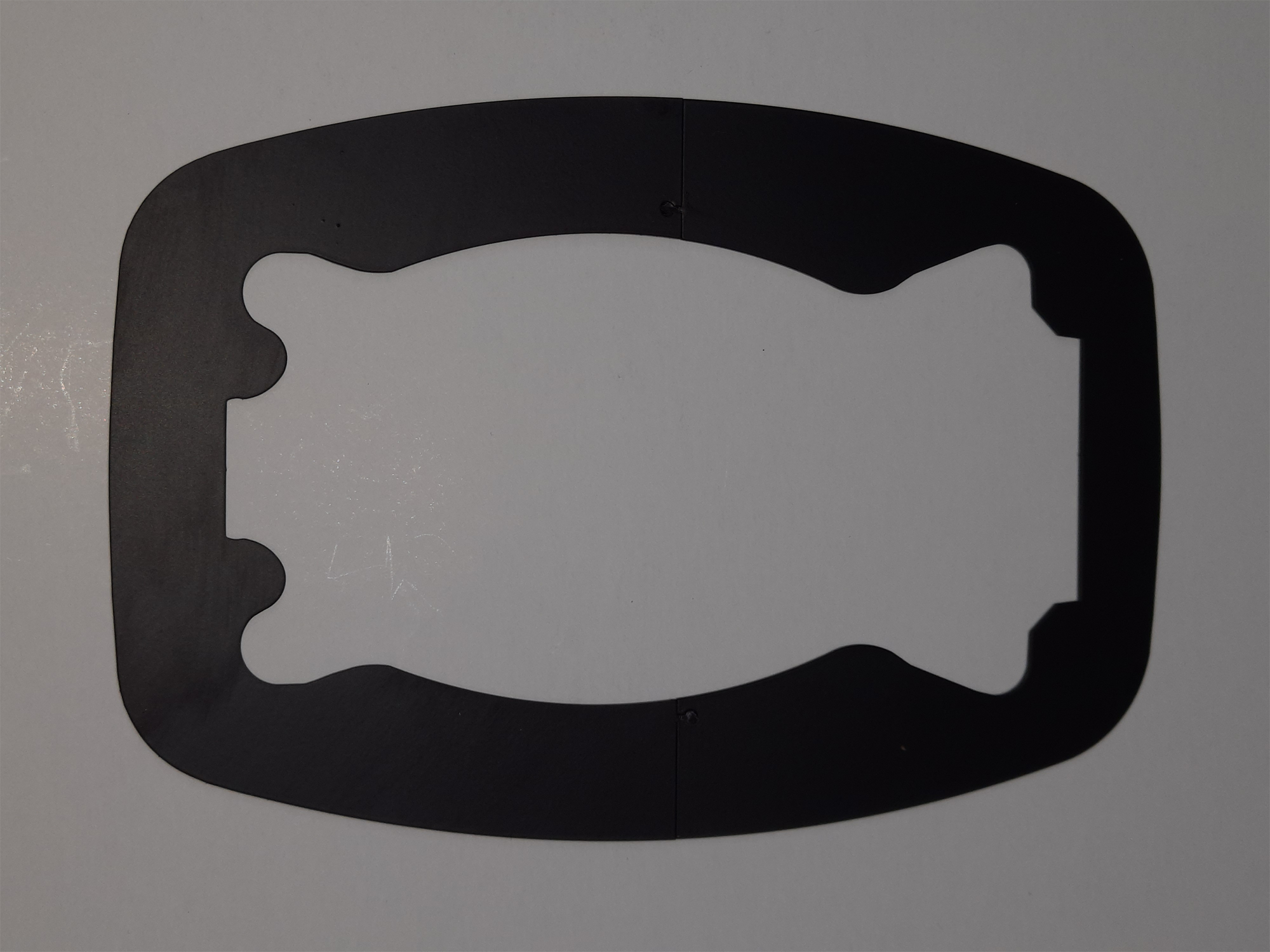 Mobil Safe Stechschutzplatte Türgriff Eurochassis ab 2006 Edelstahl schwarz matt pulverbeschichtet - sonstiges Sicherheitszubehör von Mobil-Safe