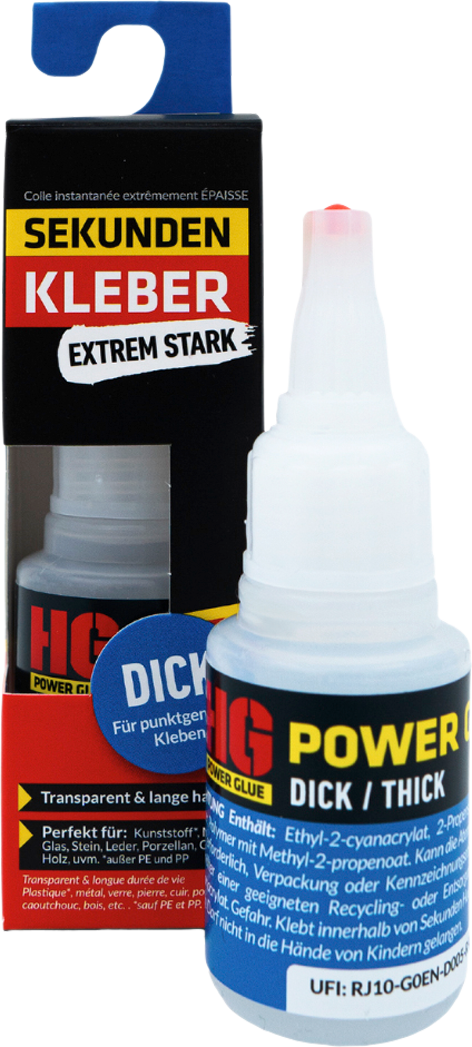 HG Power Glue Sekundenkleber Dick 20