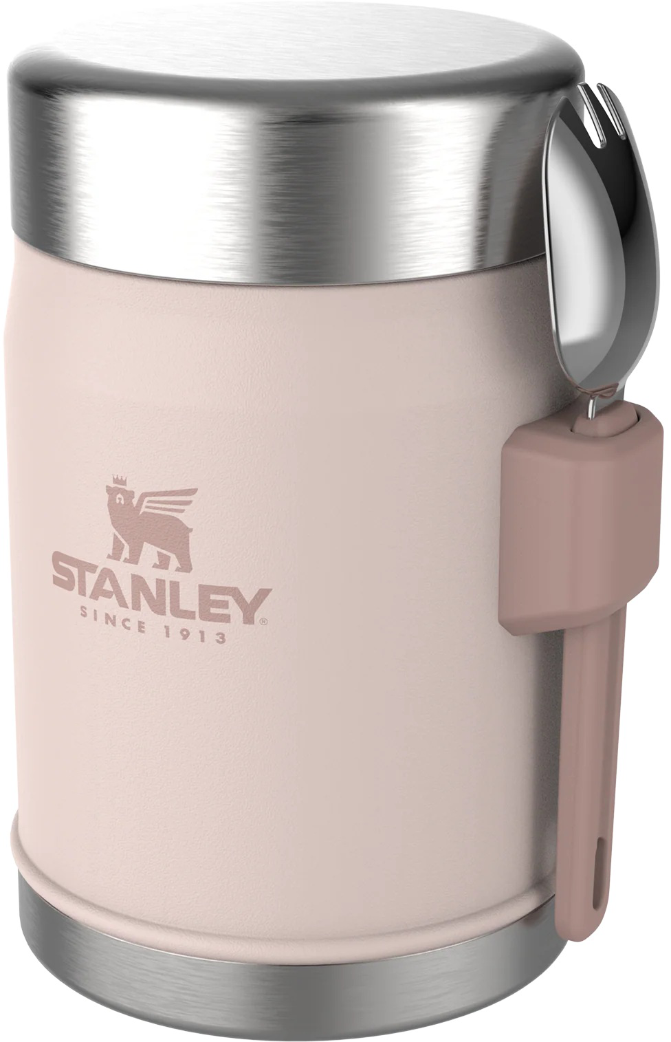 Stanley Classic Legendary Food Jar Isolierbehälter 0,4 Liter mit Spork Rose
