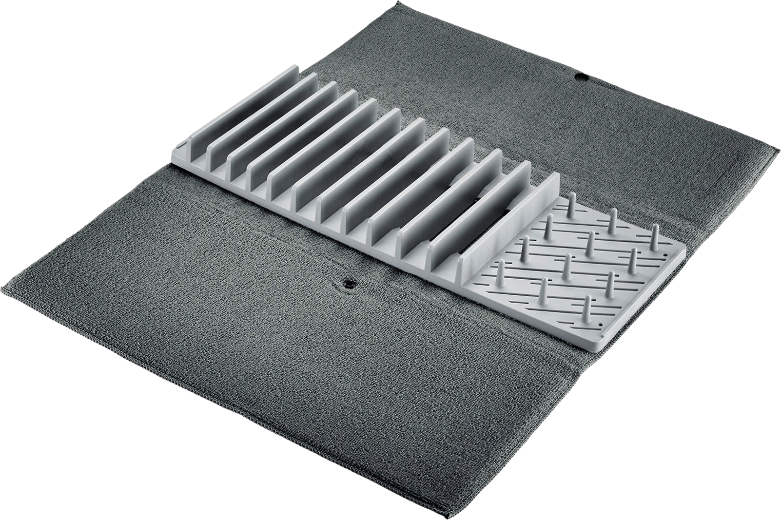 Westmark Abtropfmatte mit Geschirrhalter 60 x 46