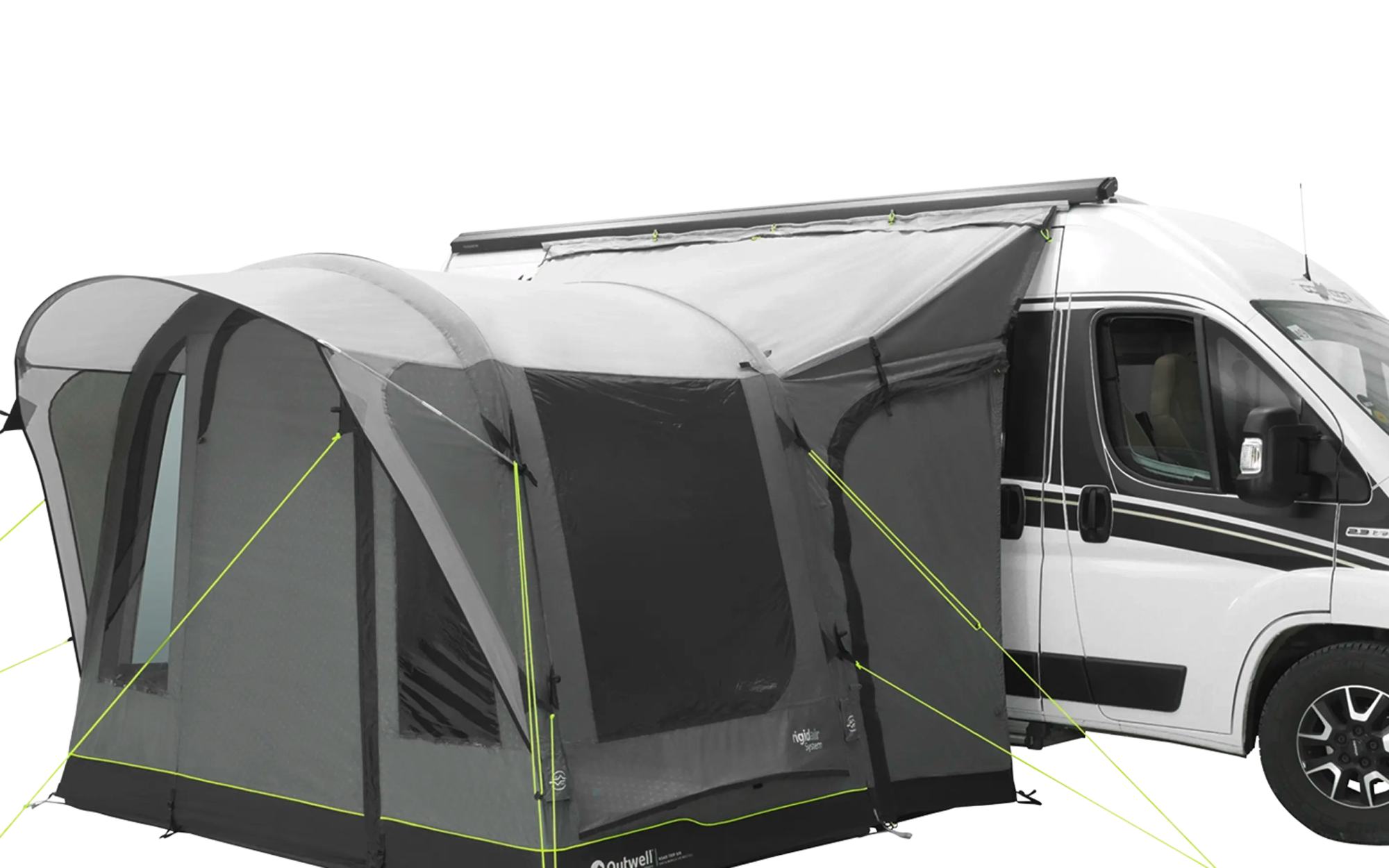 Outwell Santa Monica Air Mid / Tall aufblasbares Drive-Away Vorzelt für Anbauhöhe 240 - 270