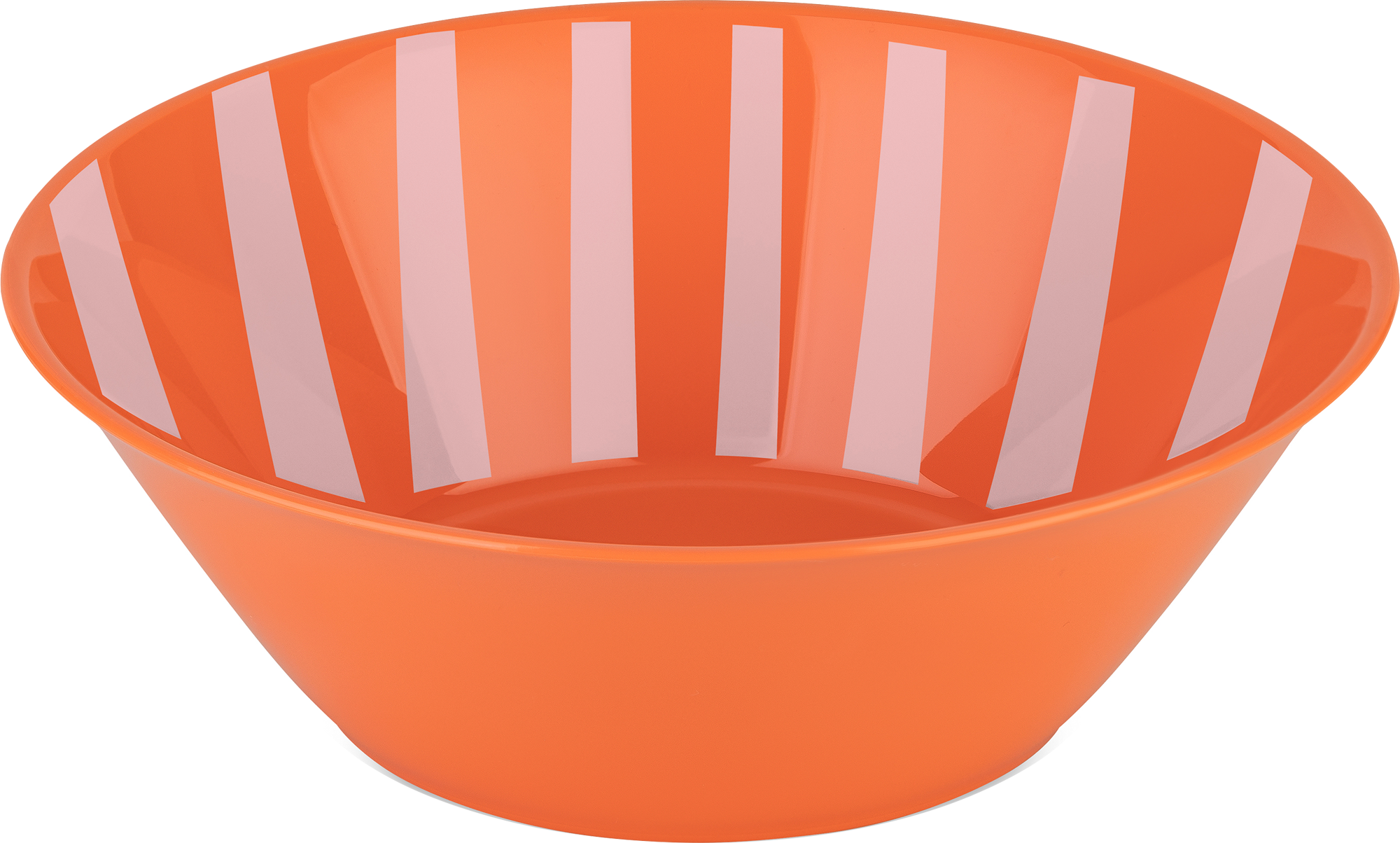 Koziol Schale Nora Bowl M 700 ml Stripes strong coral - Schüsseln & Schalen
