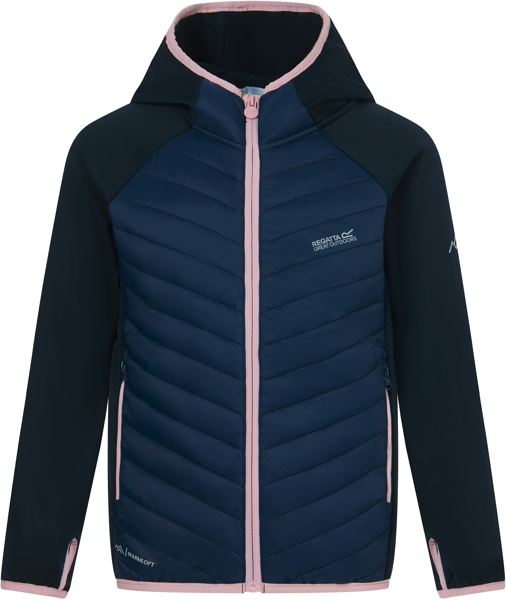 Regatta Junior Andreson Kinder Hybridjacke dunkelblau 116 - Kinderjacken