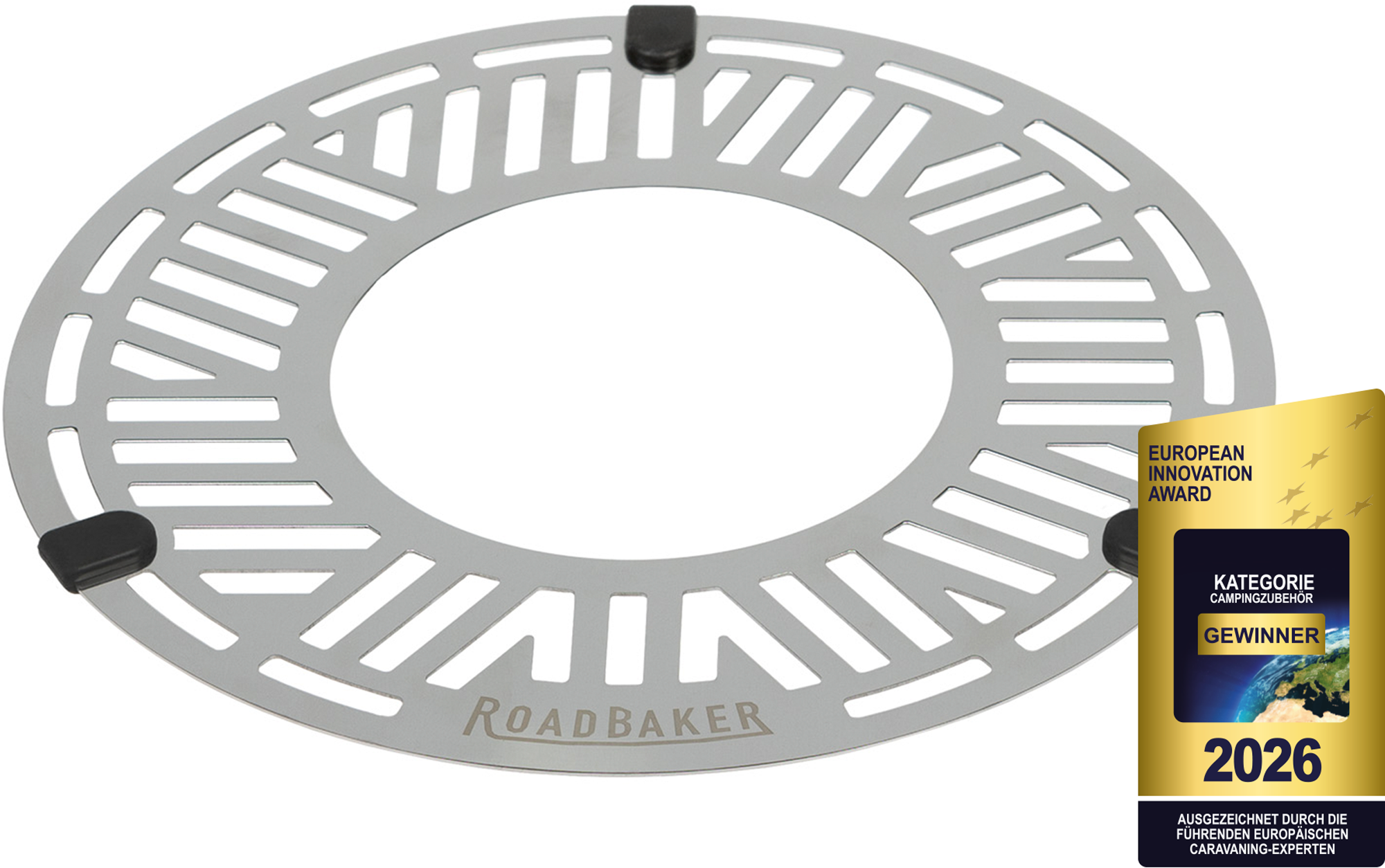 Roadbaker Edelstahl-Backgitter RoadRack Base für untere