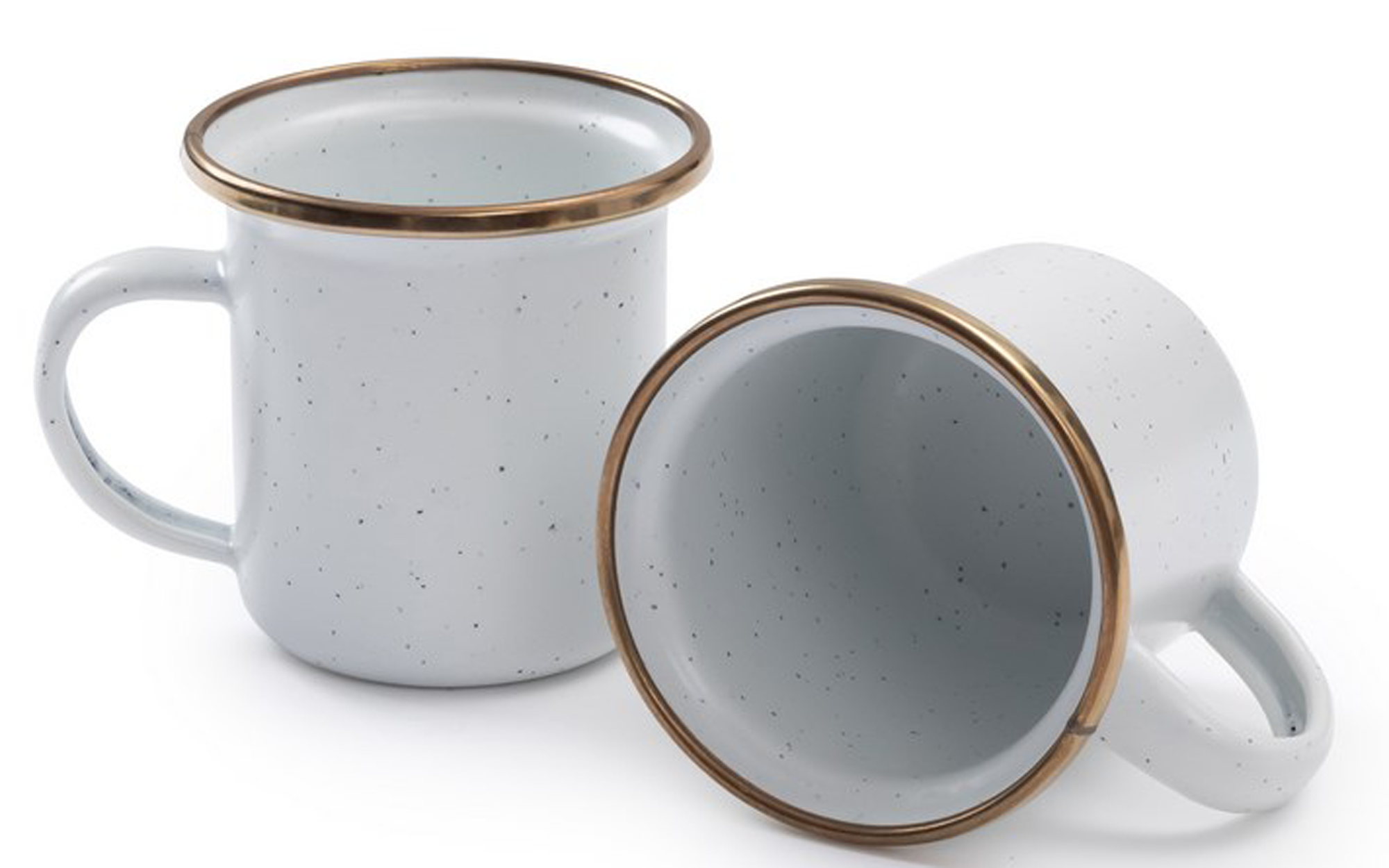 Barebones Emaille Espressotassen-Set 2-tlg. Egg