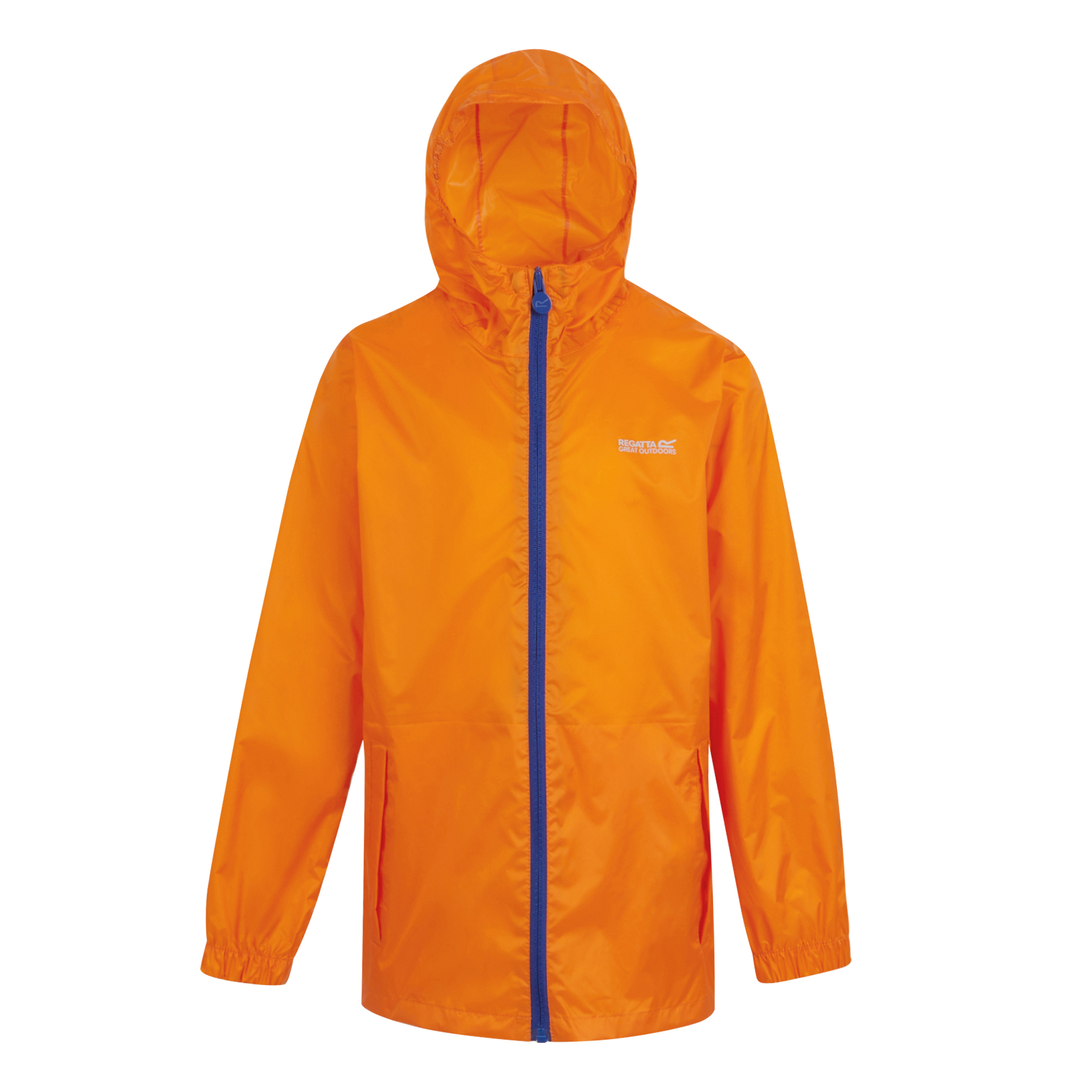 Regatta Pack-It III Kinder Regenjacke orange 152 - Kinderjacken