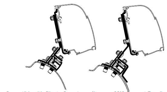 Thule Markisenadapter T 4200 PSA für Thule Omnistor 4200 2,6