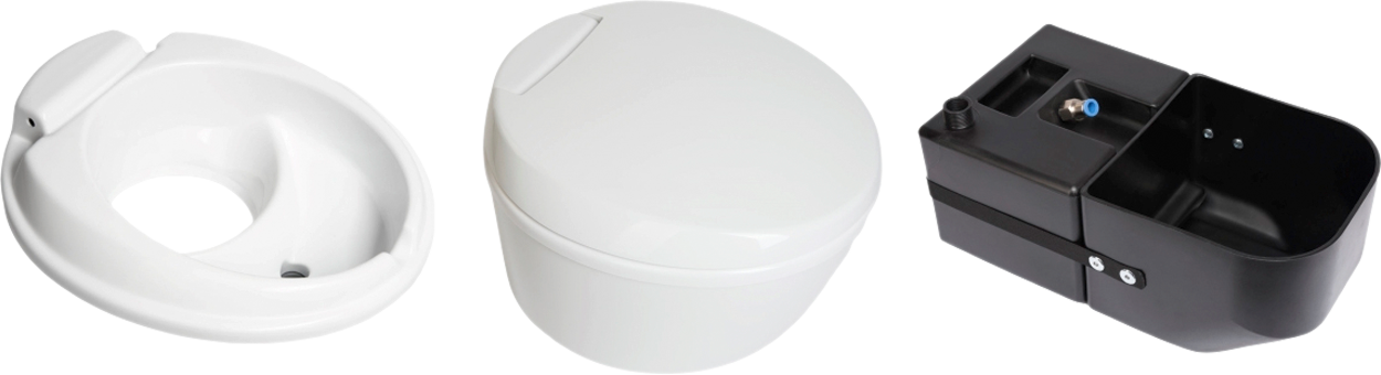 Arwinger Kassettentrenntoiletten Kit Umbausatz für Thetford Chemietoiletten C200 Serie