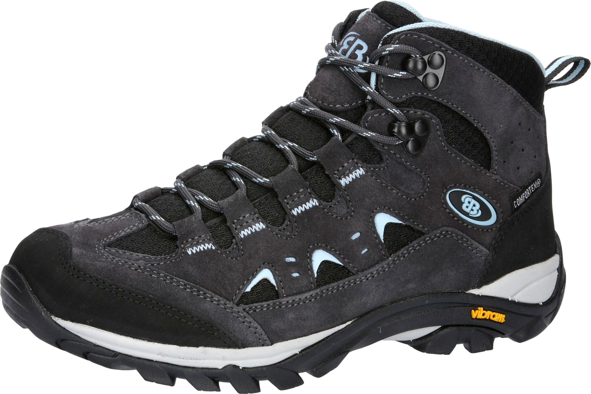 Brütting Mount Bear High Damenschuhe anthrazit blau | 04019329412735