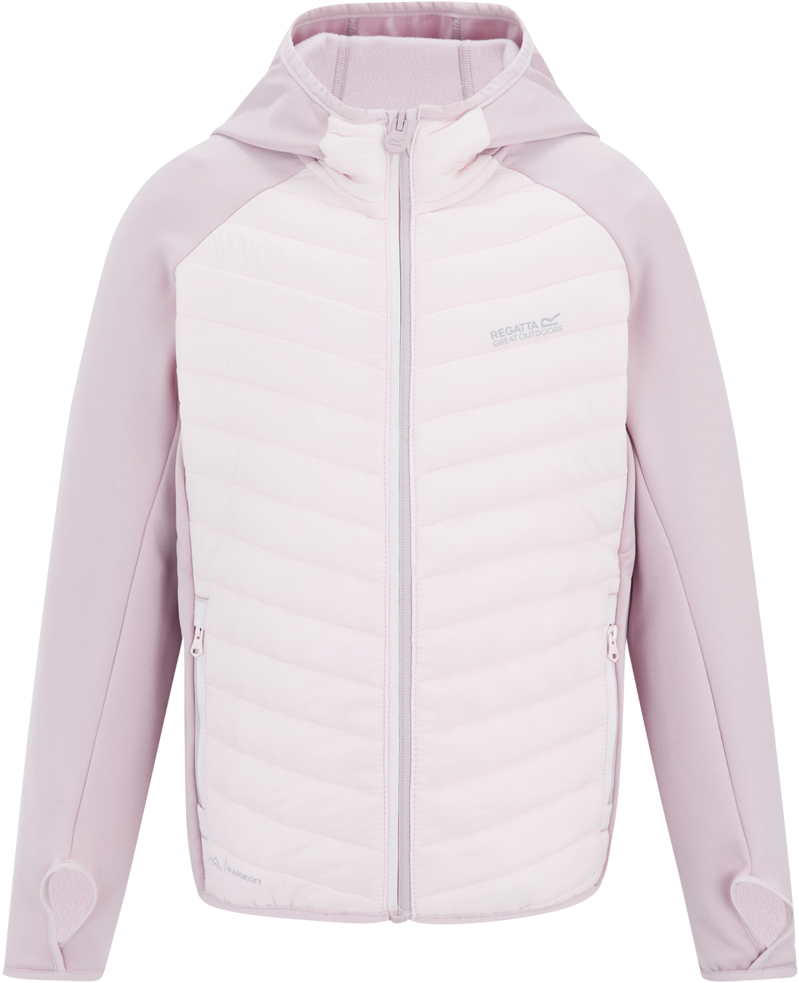 Regatta Andreson Kinder Hybridjacke rosa 140 - Kinderjacken