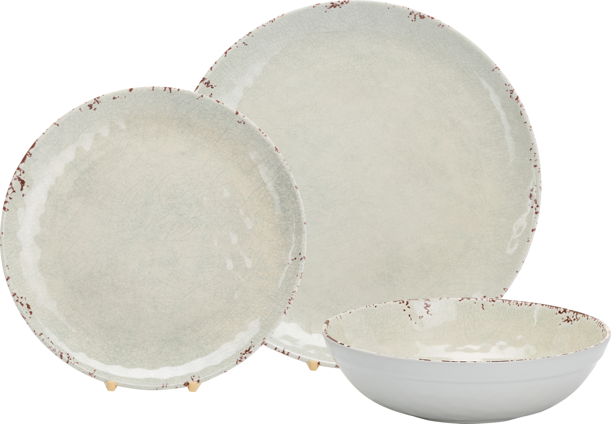 Flamefield Rustic Pearl Set Geschirrset