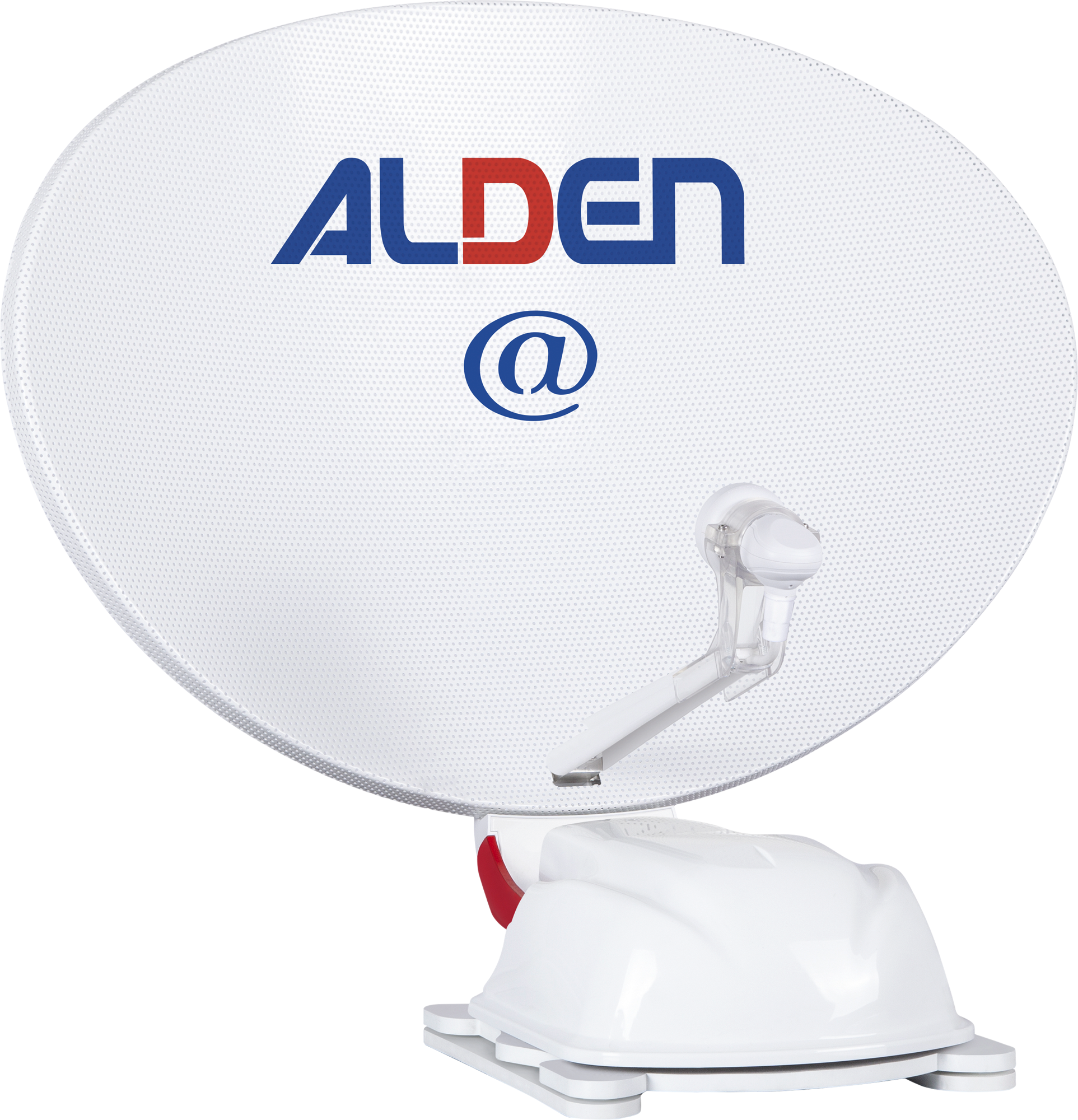 Alden AS2@ 80 HD Ultrawhite vollautomatische Satellitenanlage inklusive LTE Antenne und A.I.O. Smart TV mit integriertem Receiver und Antennensteuerung 24 Zoll