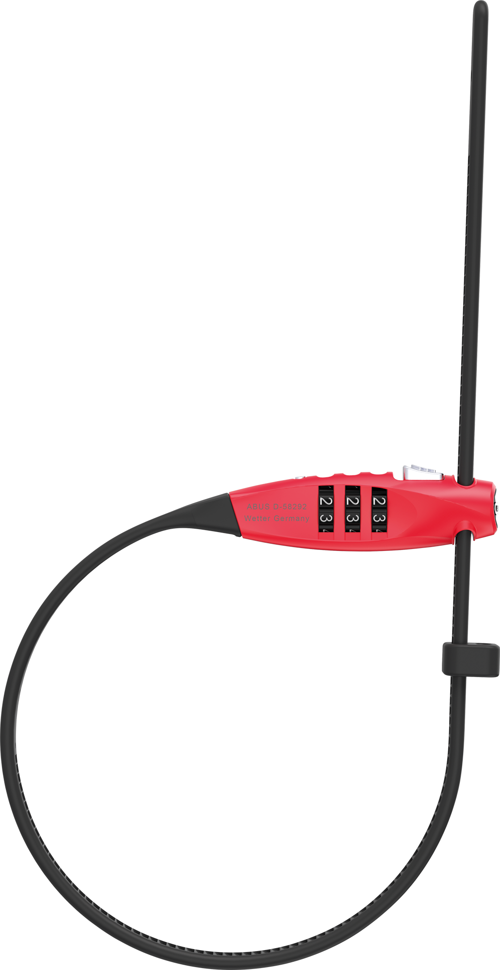Abus Combiflex Travelguard Kabelschloss rot - E-Bikes, Scooter & Zubehör