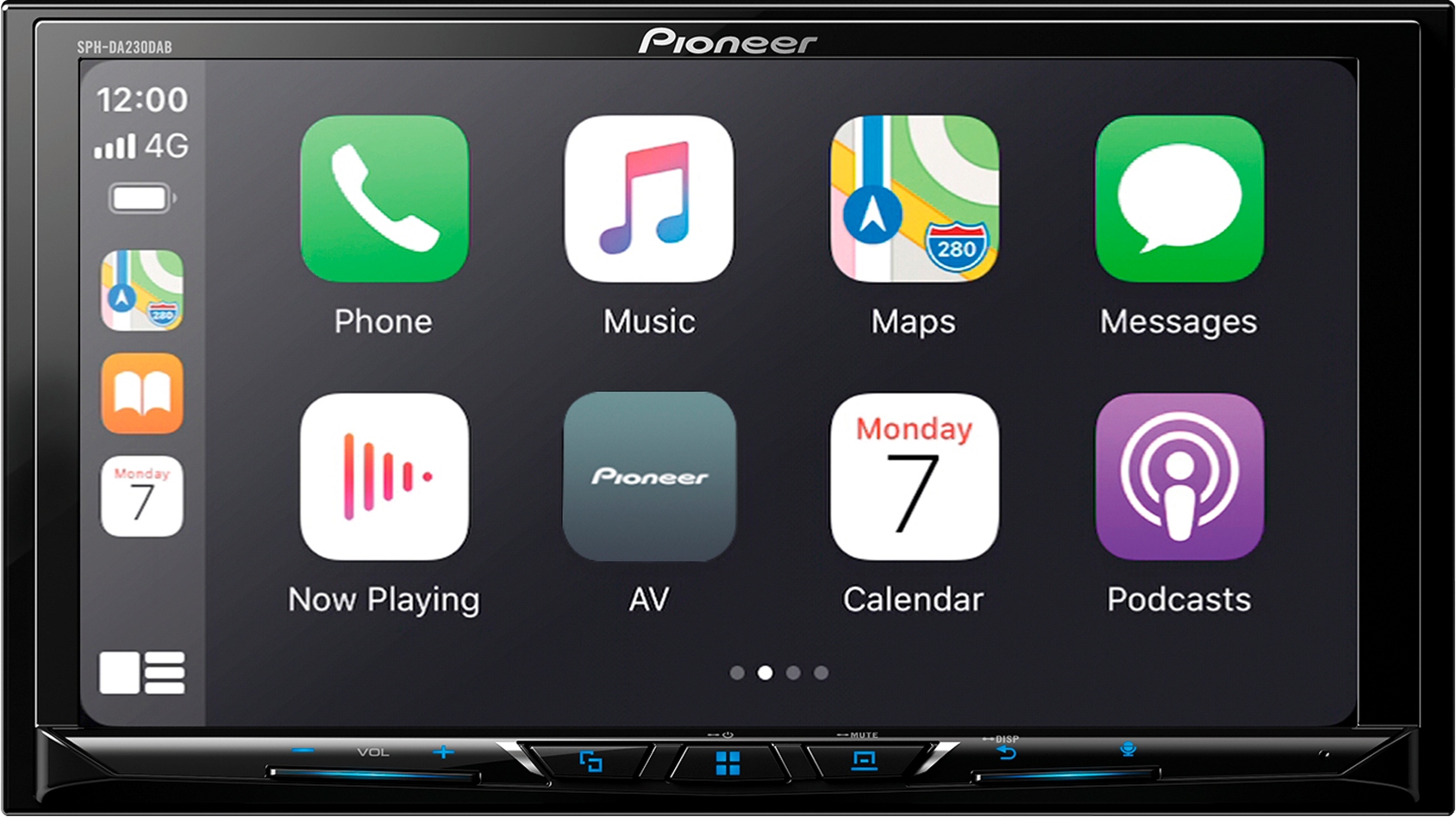 Pioneer SPH-DA230DAB Smartphone-Radio Multimediaplayer 7 Zoll | 04988028368813