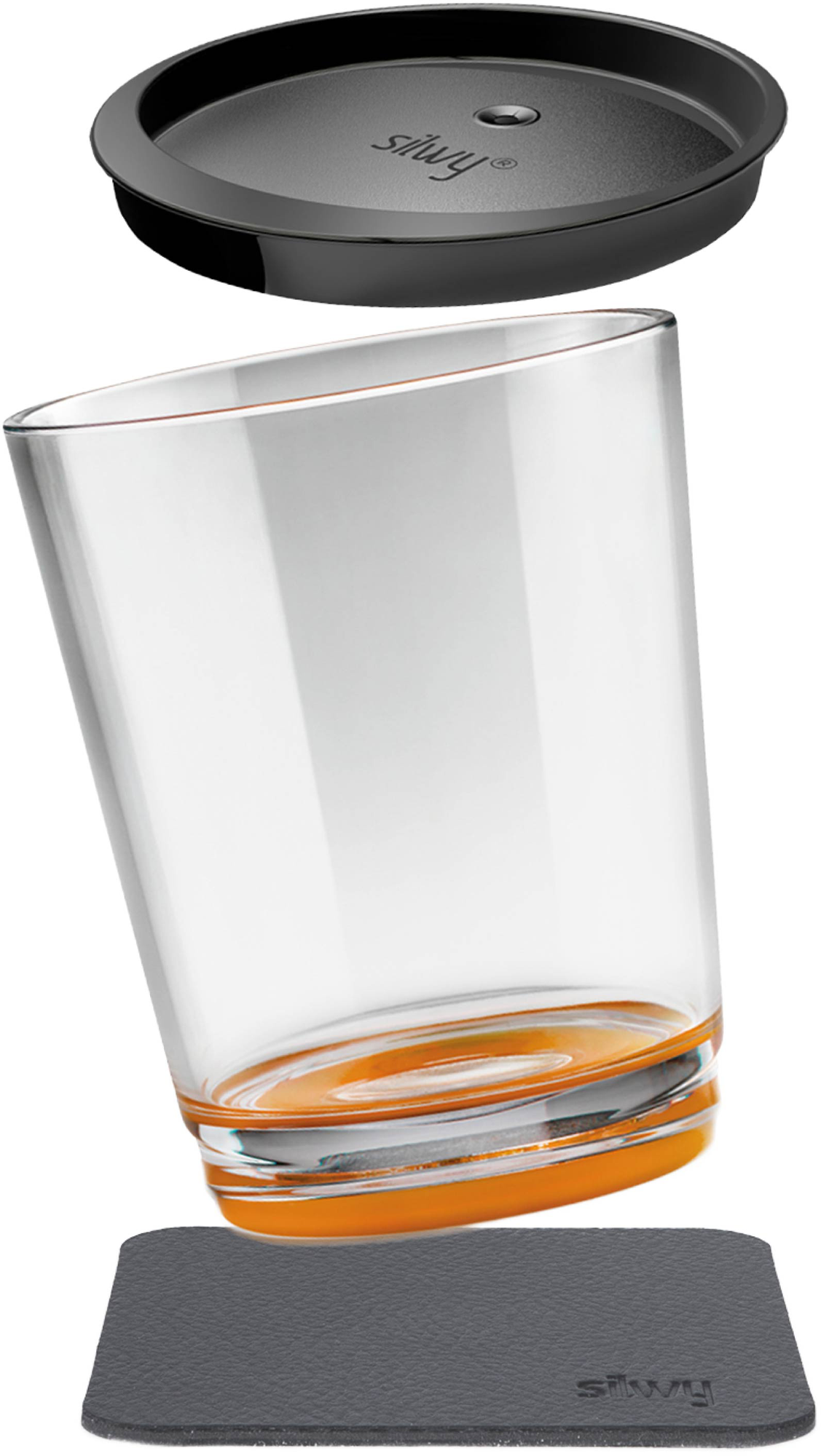 Silwy Magnet-Trinkbecher Triple - Hup Orange (250 ml) - Gläser