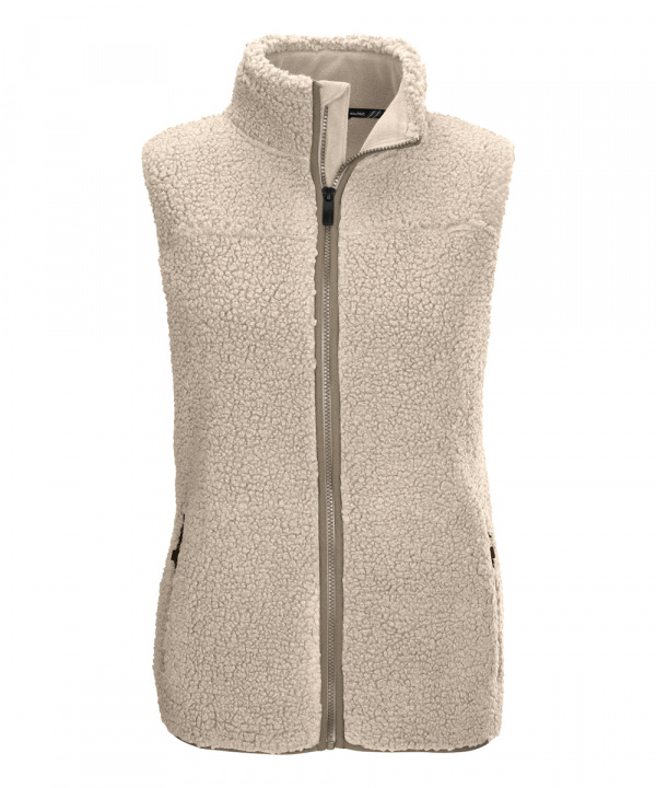 Killtec KOW 7 Damen Sherpa-Fleeceweste beige 46 - Damenjacken