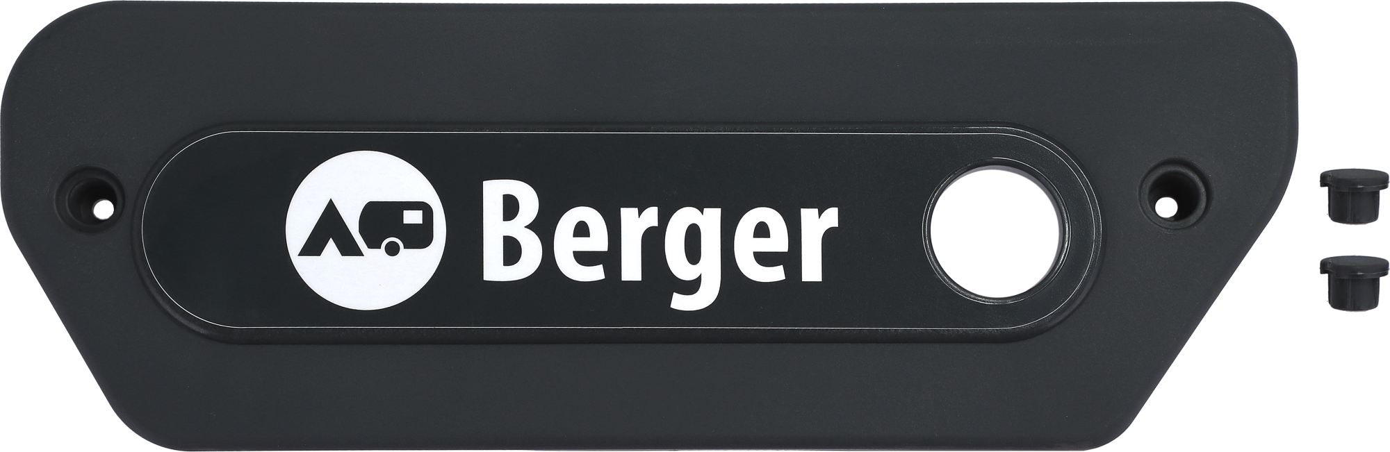 Berger Abdeckung für Rangierhilfe Titanium Seite