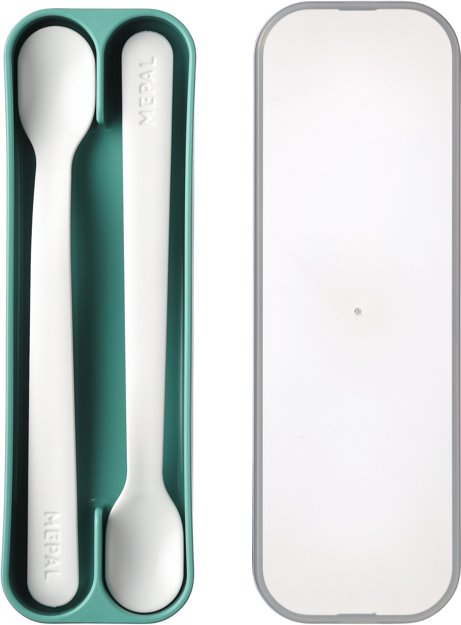 Mepal Mio Fütterlöffelset 2 Stück deep turquoise - Campingbesteck