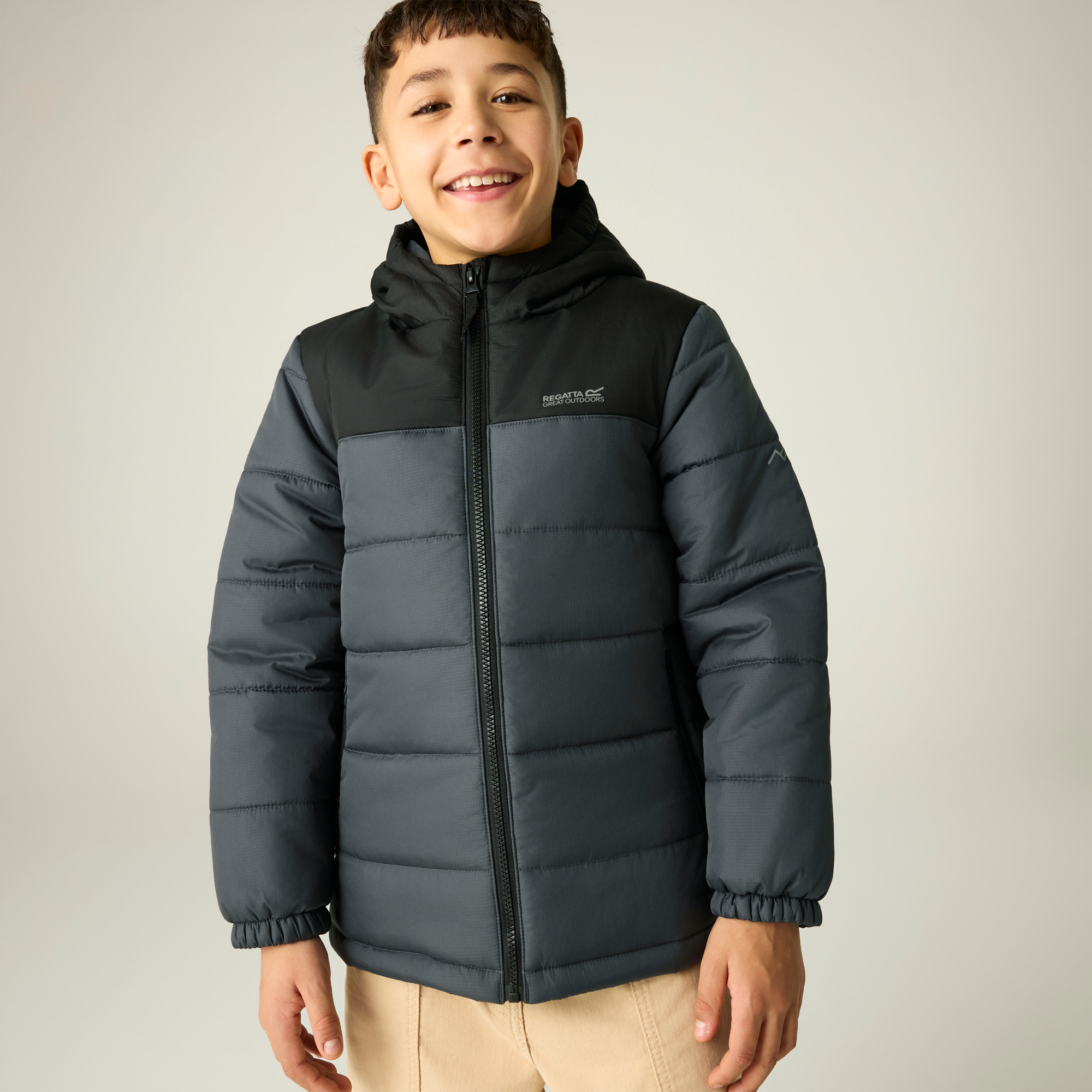 Regatta Lofthouse Kinder Winterjacke dunkelgrau 152 - Kinderjacken