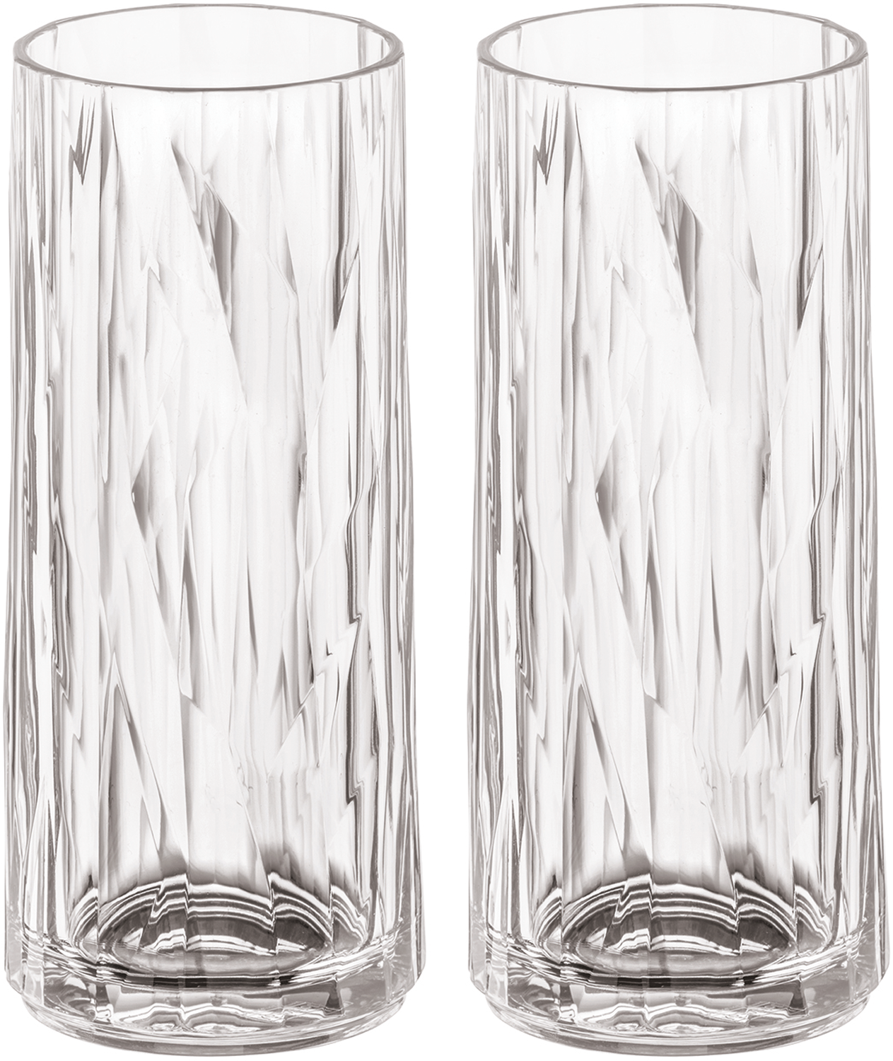 Koziol Club No. 3 Superglas Cocktailglas 250 ml 2er Set bruchsicher und isolierend crystal