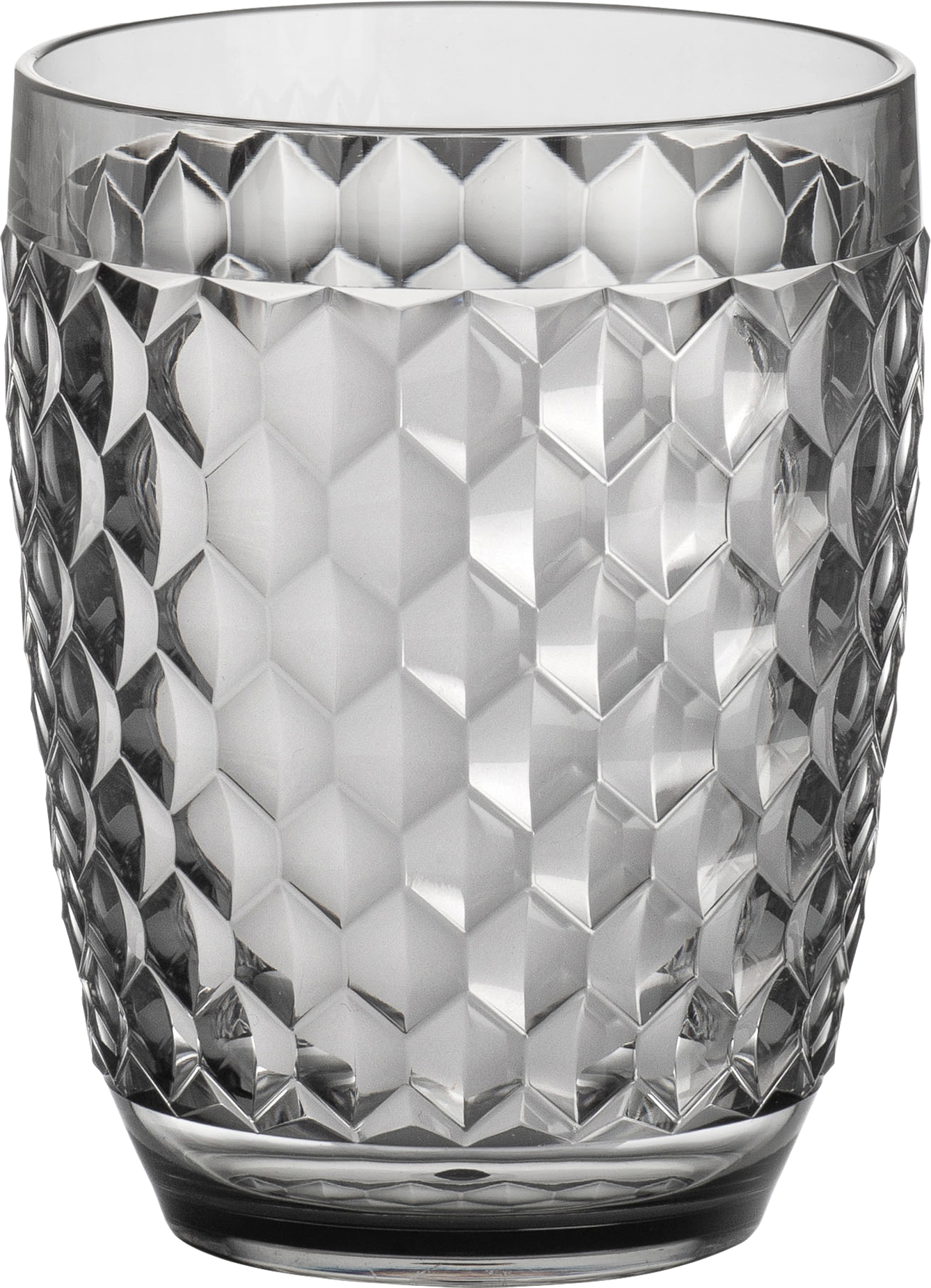 Brunner 2er-Set Wassergläser 350 ml Coralux Grau - Gläser