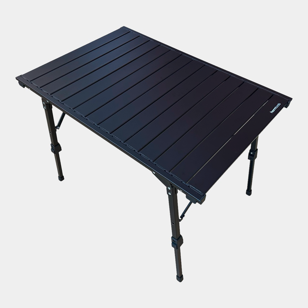 Horntools Campingtisch faltbar Aluminium höhenverstellbar 89 x 60