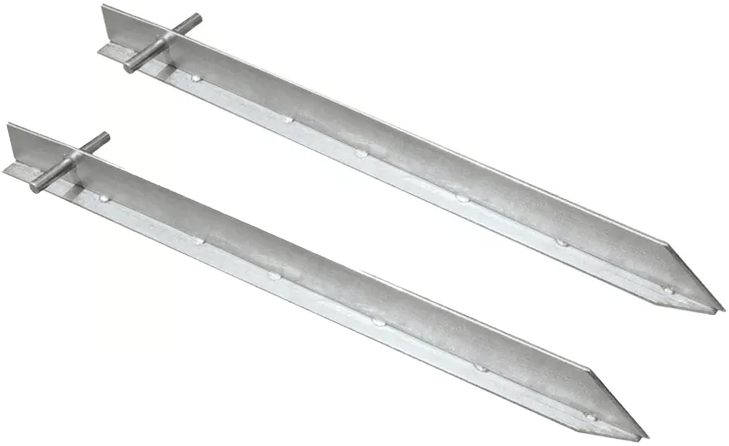 High Peak Stahl T Hering 2er Pack 30 cm silber - Zeltheringe & Abspannmaterial