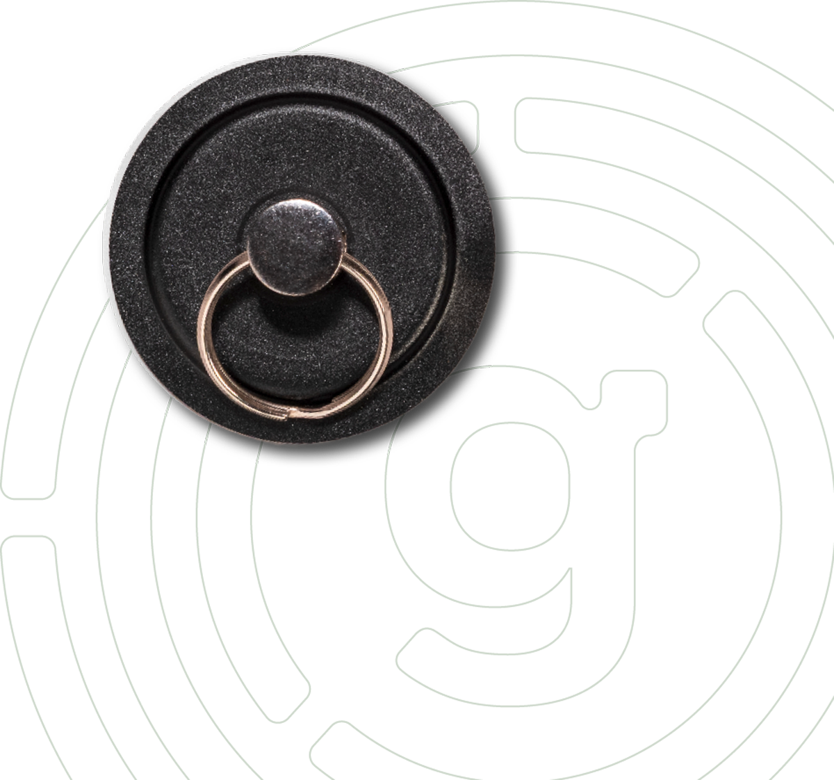 Gelmags Magnet-Schlüsselringe mit Nano-Gel-Pads 6 - teilig schwarz - Halterungen und Befestigungen