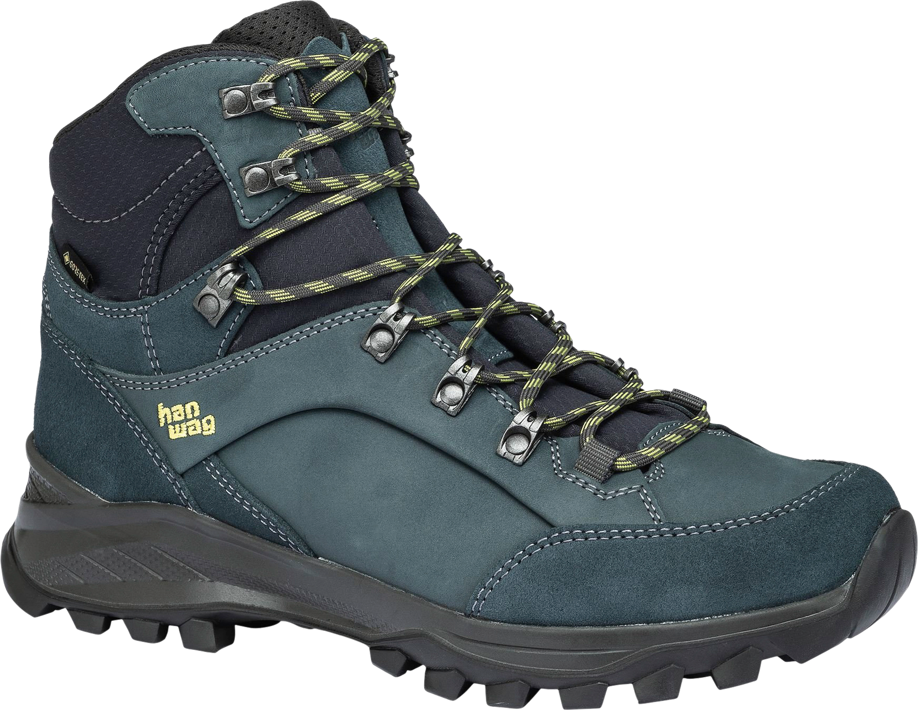 Hanwag Banks GTX Herren Wanderstiefel  dunkelblau 11,5 - Herrenschuhe
