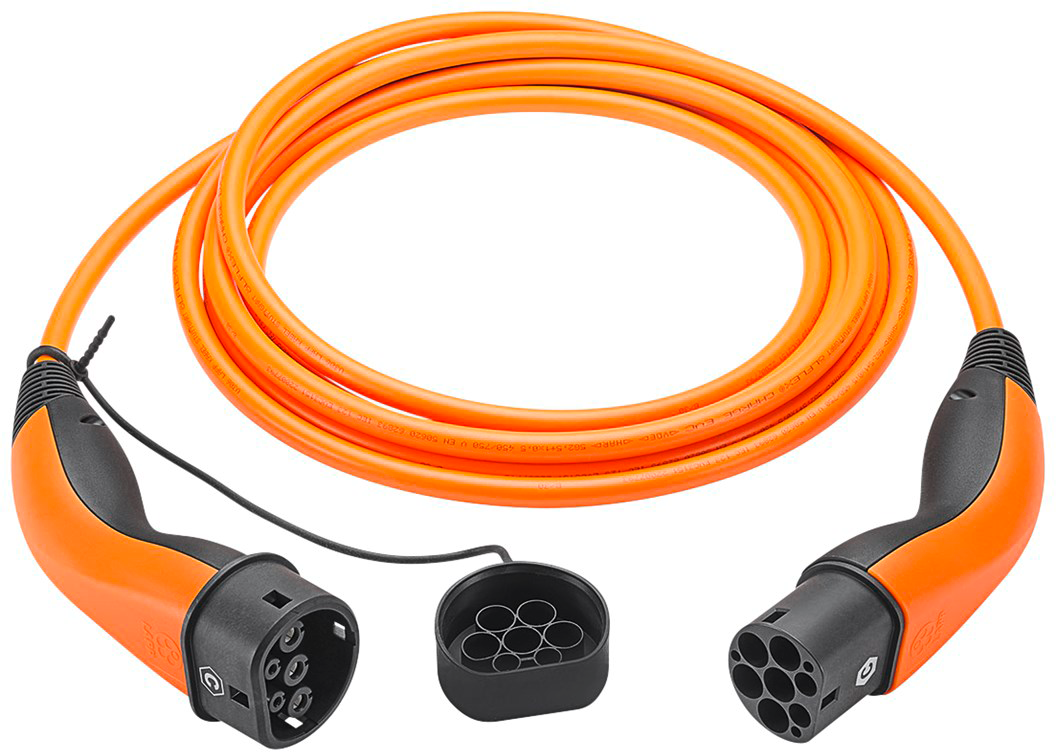 Lapp Ladekabel Typ 2 Mode 3 / 3-phasig 32 A bis 22 kW orange 3 Meter - Kabel & Verbinder