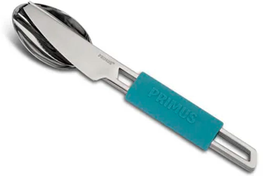 Primus Leisure Cutlery Besteckset aus Edelstahl 3-teilig pale blue - Campingbesteck