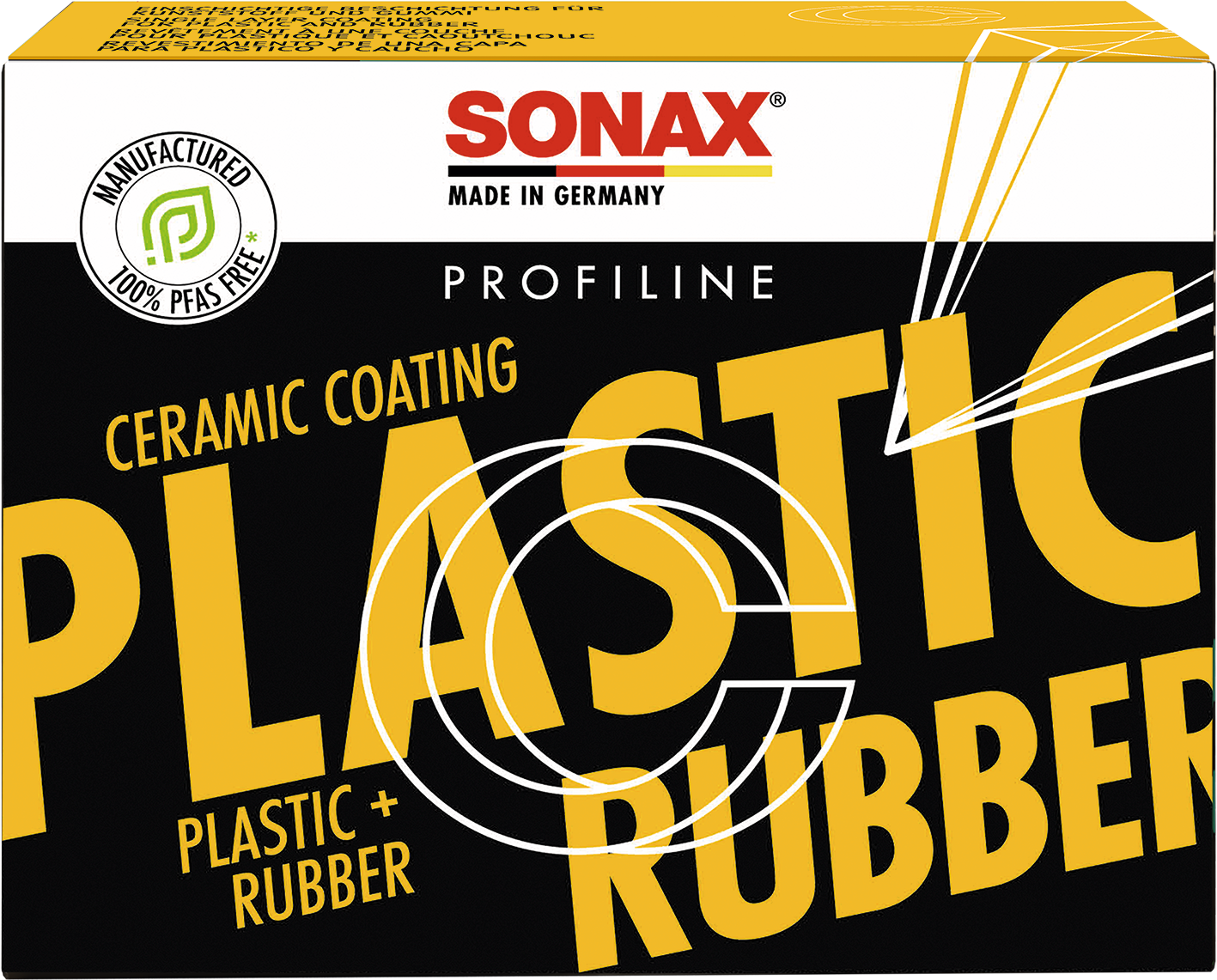 SONAX PROFILINE CeramicCoating CC Plastic und Rubbber Versiegelung inklusive 4