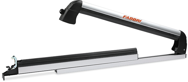 Fabbri Aluski and Board 5 Estensibile Dachträger ausziehbar für 4 Paar Ski / 2