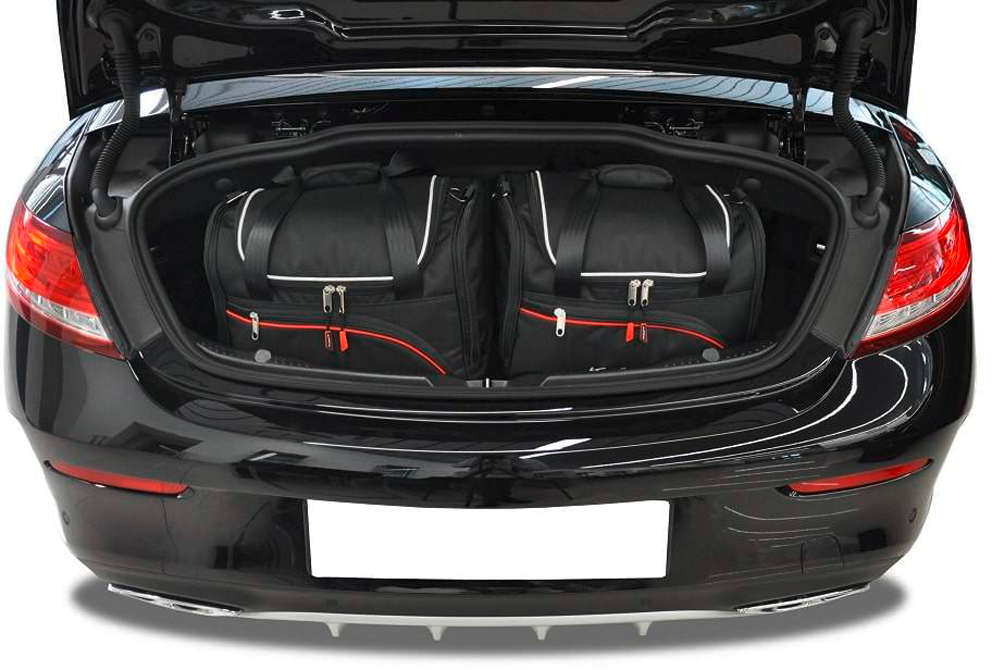 KJUST 4-teiliges Kofferraumtaschen-Set für Mercedes-Benz C-Klasse Cabriolet A205 2016–2021 - Organizer und Taschen