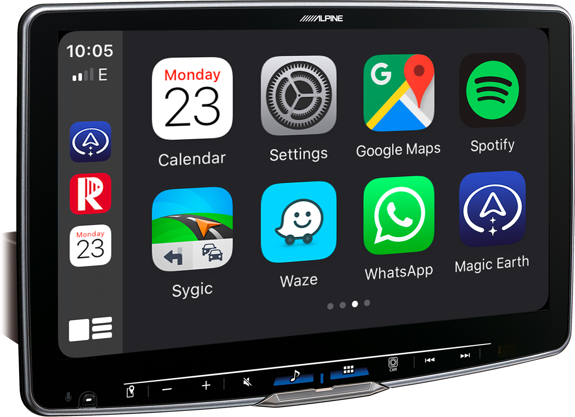 Alpine iLX-F905DU Halo9 Autoradio 9 Zoll Touchscreen mit Apple CarPlay Wireless für Fiat Ducato, Citroen Jumper, Peugot Boxer & Opel