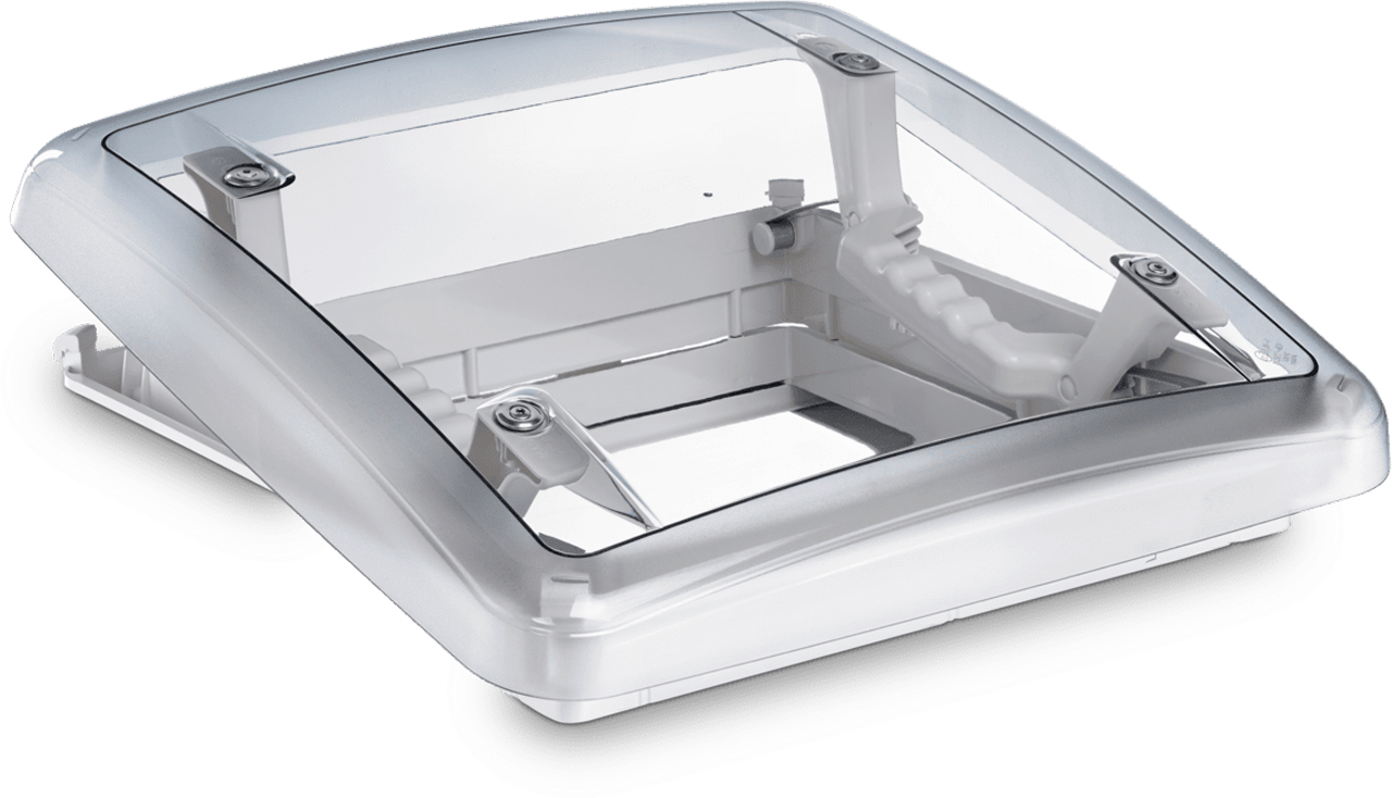 Dometic Mini Heki S FL Dachhaube 40 x 40 cm mit Zwangsbelüftung für Dachstärken von 23 - 42 mm - Dachhauben