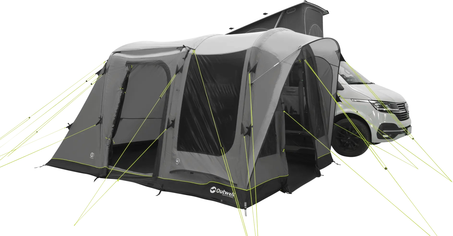 Outwell Wolfburg Air aufblasbares freistehendes Busvorzelt für Vans 175–200 cm - Reisemobil- & Busvorzelte