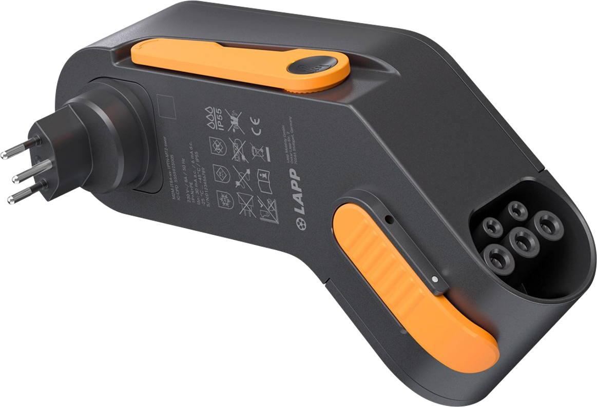 Lapp Mobility Dock Schweiz Ladegerät für Elektrofahrzeug Typ 2 Mode 2 / 1-phasig 8 A bis 1,8