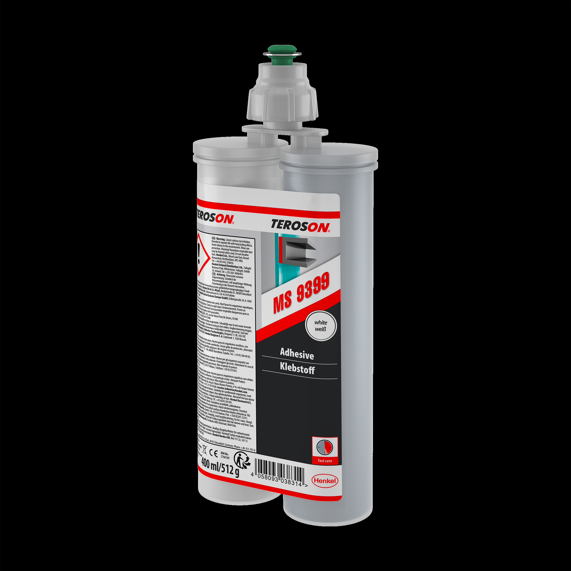 Henkel Teroson MS 9399 2-Komponenten-Klebstoff weiß 400 ml - Klebstoffe & Dichtmittel
