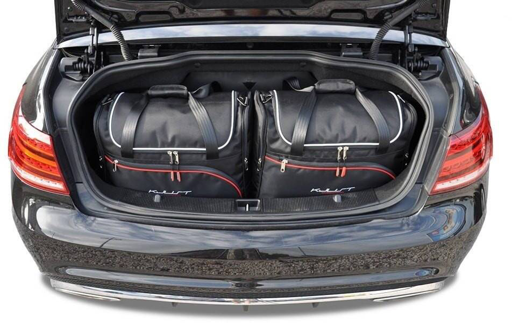 KJUST 4-teiliges Kofferraumtaschen-Set für Mercedes-Benz E-Klasse Cabriolet A207 2009–2016 - Organizer und Taschen
