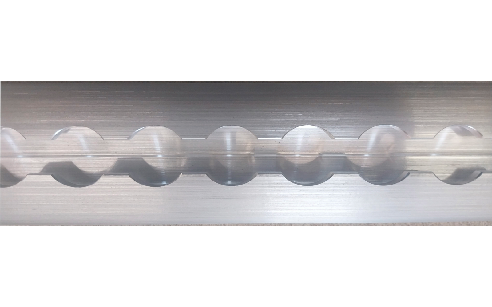 Trupa Alu Zurrschiene Mit Gummi – 3 Meter Lang, Eloxiert, Für Sicheren Transport