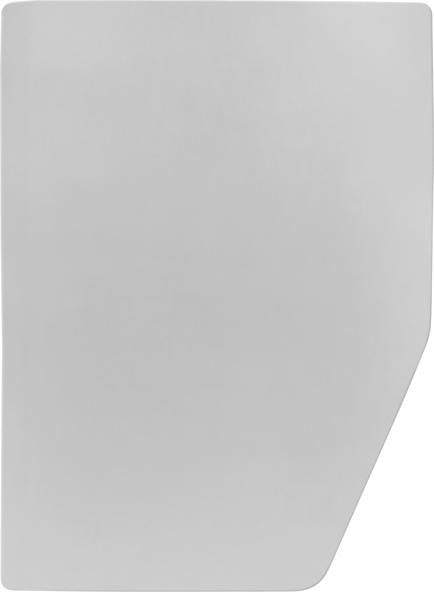 Walra Spannbetttuch Jersey stretch Multifit Hellgrau für Französisches Bett rechte Ecke - Spannbetttücher & Bettwäsche