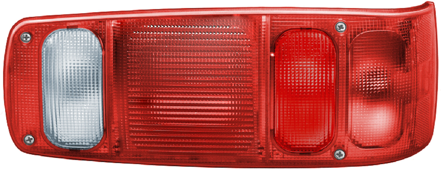 Hella Heckleuchte Caraluna I 12 Stk mit Rückstrahllicht / Seitenmarkierungslicht / Blinklicht / Bremslicht / Schlusslicht /