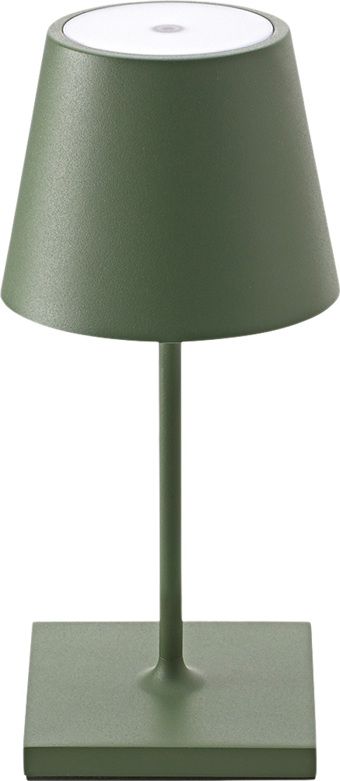 Sigor Akku-Tischleuchte Nuindie mini 250 mm tannengrün | 04028085451742