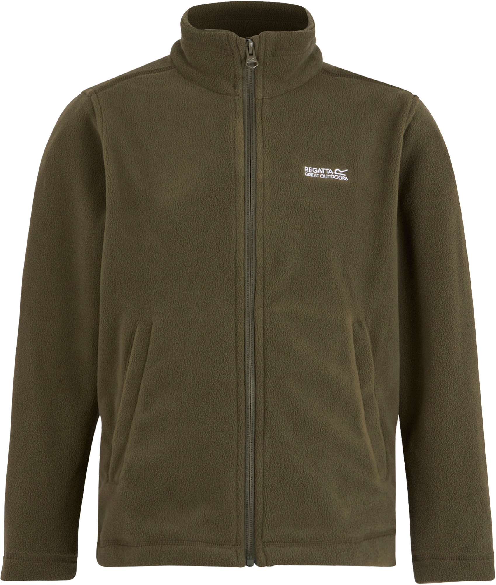 Regatta King II Kinder Fleecejacke dunkelgrün 140 - Kinderjacken