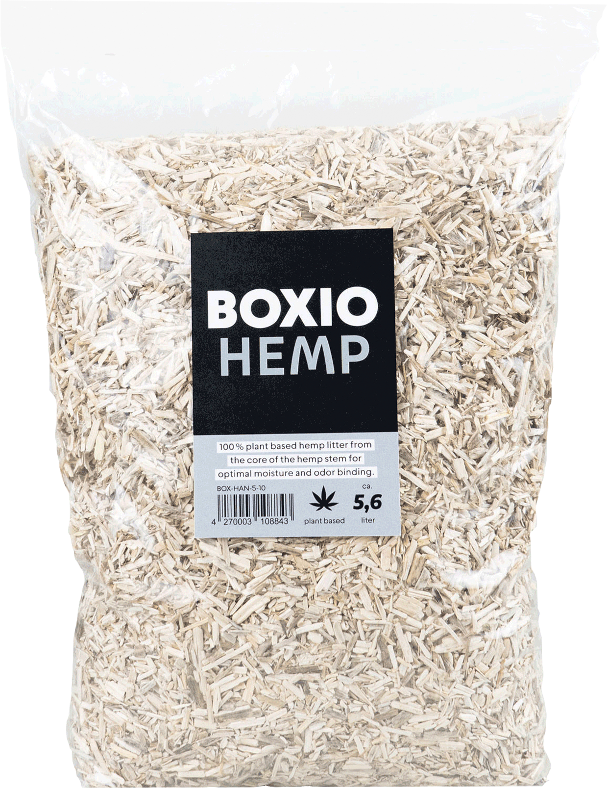 Boxio Hanfstreu für Trenntoilette 5,6 Liter Natur - Toilettenbeutel & Toilettenzubehör