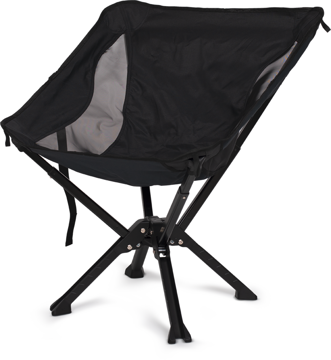 Kampa Porcini Chair Camping-Faltstuhl bis 100 kg schwarz mit Tragetasche - Faltstühle
